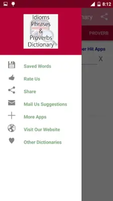 Idioms Dictionary android App screenshot 1