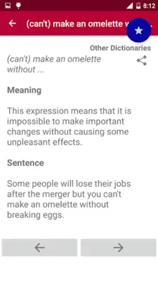 Idioms Dictionary android App screenshot 2