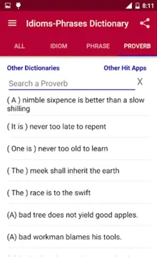 Idioms Dictionary android App screenshot 4